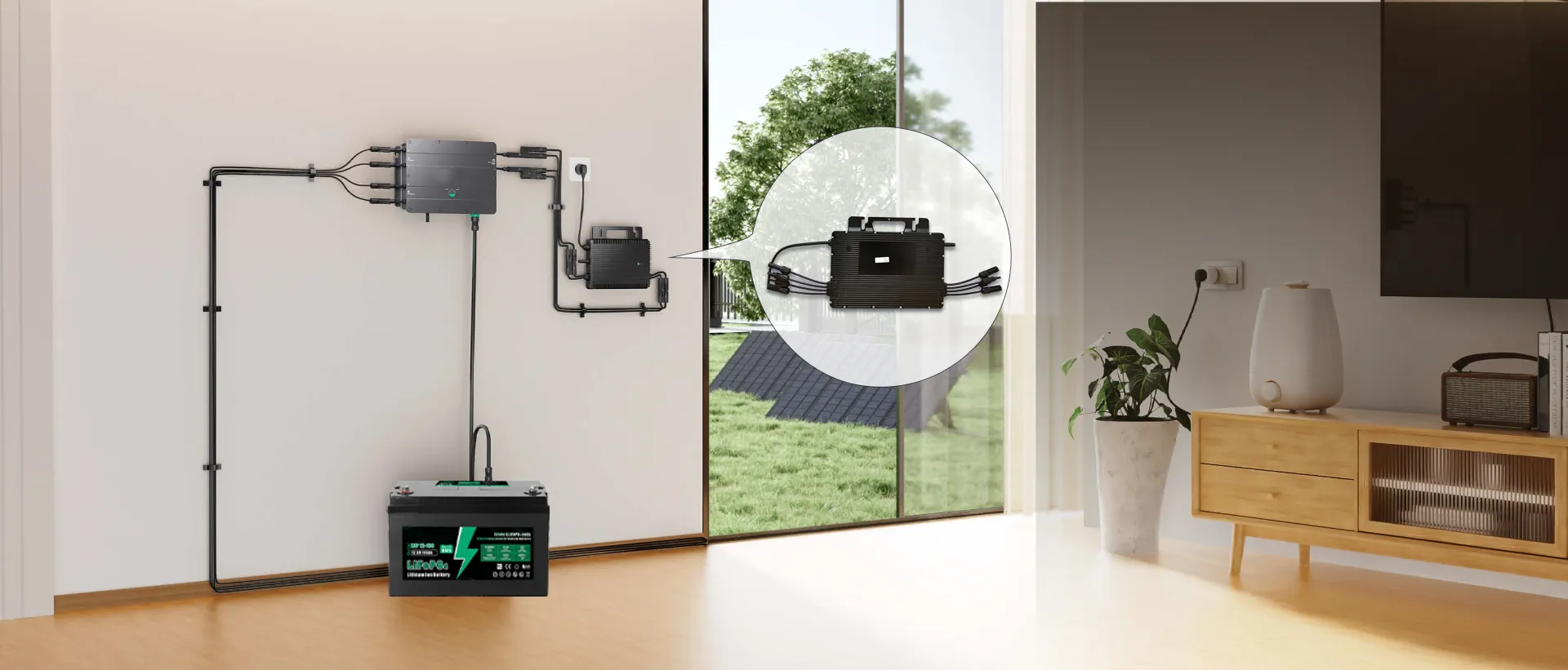 Bacony Hybrid Microinverter System