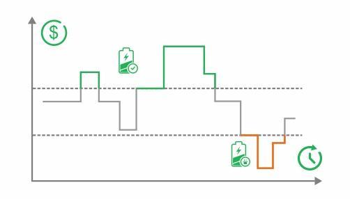 Peak-valley price difference arbitrage / Spot market