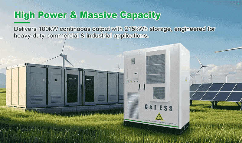 Features of CO100K-215E (100KW,215KWH) Commercial Energy Storage Systems Features of CO100K-215E (100KW,215KWH) Commercial Energy Storage Systems