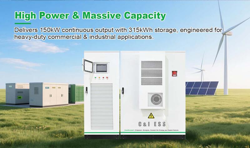 Features of CO50K-100E (50KW, 100KWH) Commercial Energy Storage Systems